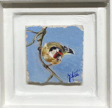cardellino affresco
