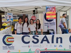 sport in piazza csain, caramgnola
