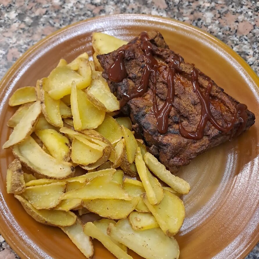 patatine fritte, cena
