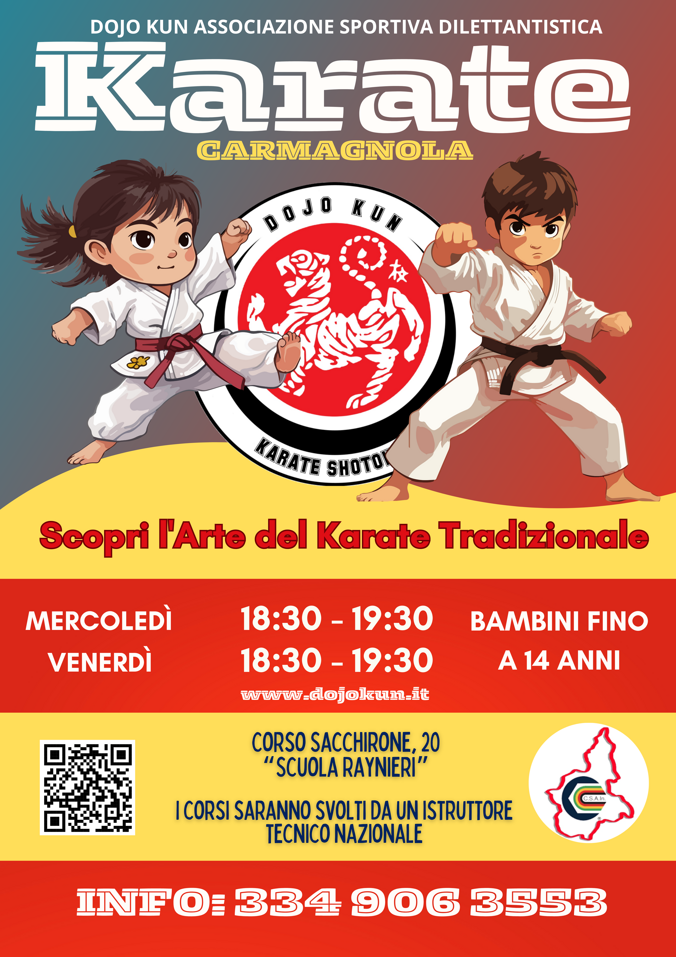 corso karate, carmagnola