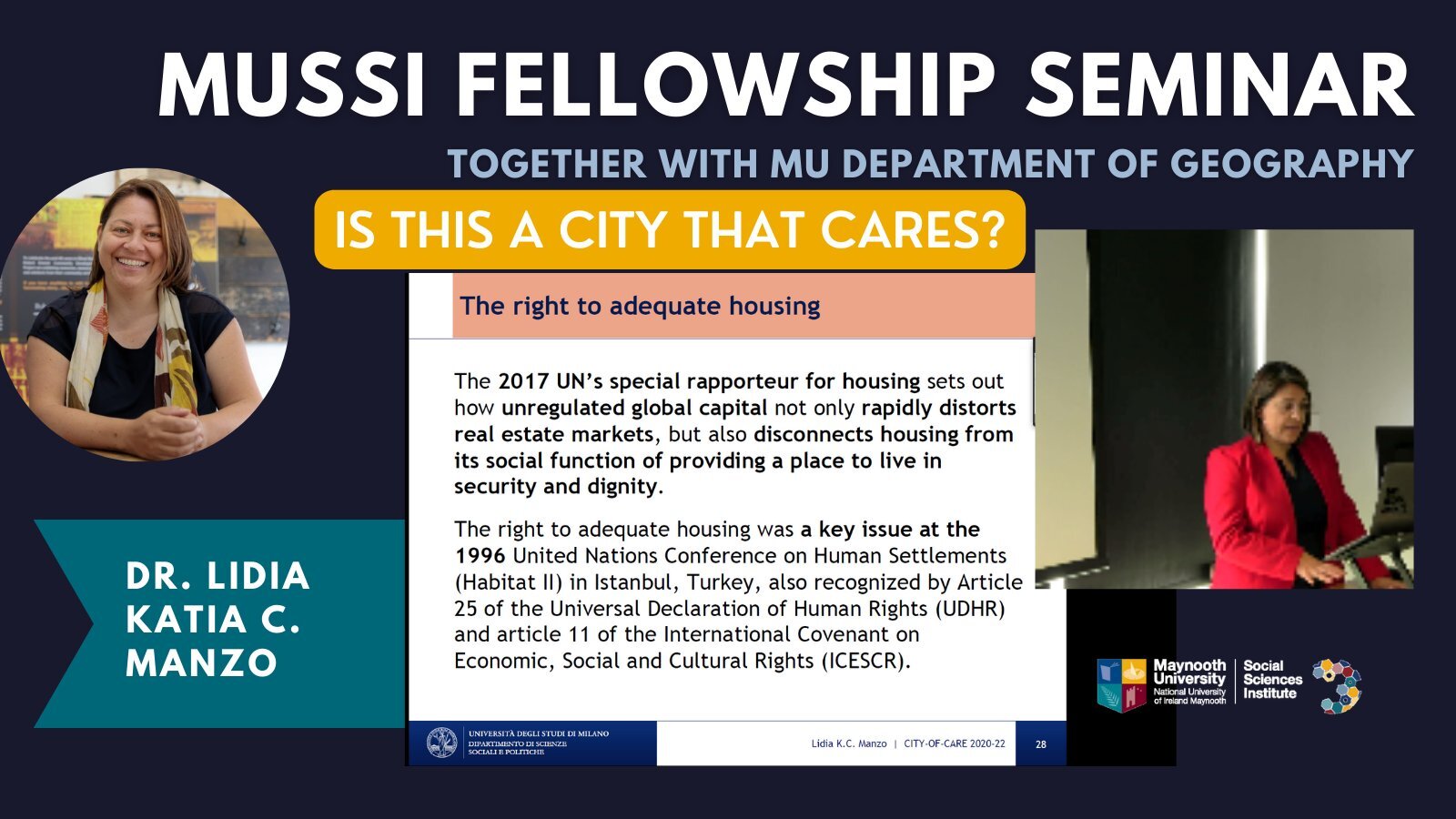 Is this a city that cares? A gendered, human rights approach to the financialization of social housing Is this a city that cares? A gendered, human rights approach to the financialization of social housing