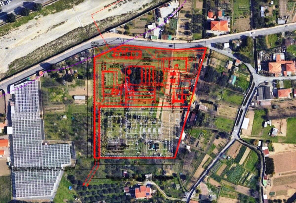 Rigassificatore: stazione rilancio fuori dalla piana agricola di Valleggia
