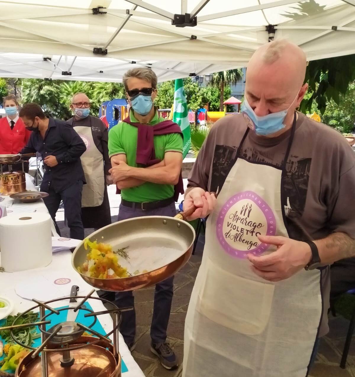 Turismo ed eccellenze agroalimentari: lo speciale show cooking sull&rsquo;Asparago Violetto