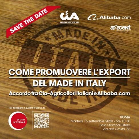 Accordo CIA e Alibaba.com, volano export per le eccellenze agroalimentare savonesi