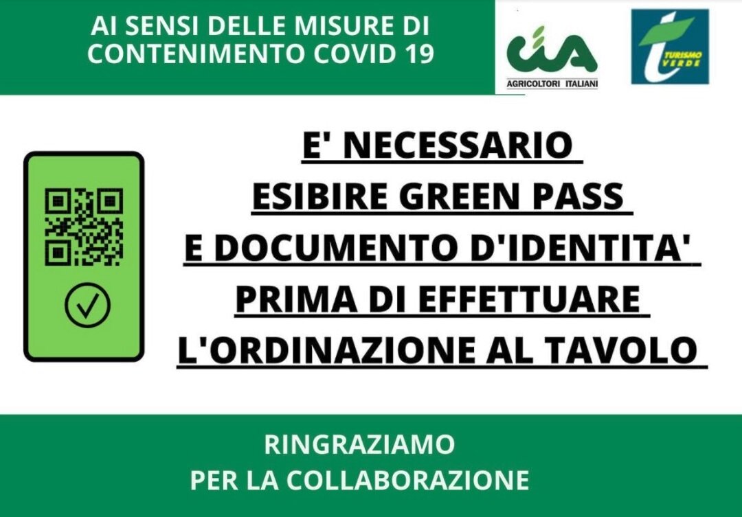 Green Pass, regole per agriturismi e altre attivit&agrave;: come si verifica la certificazione