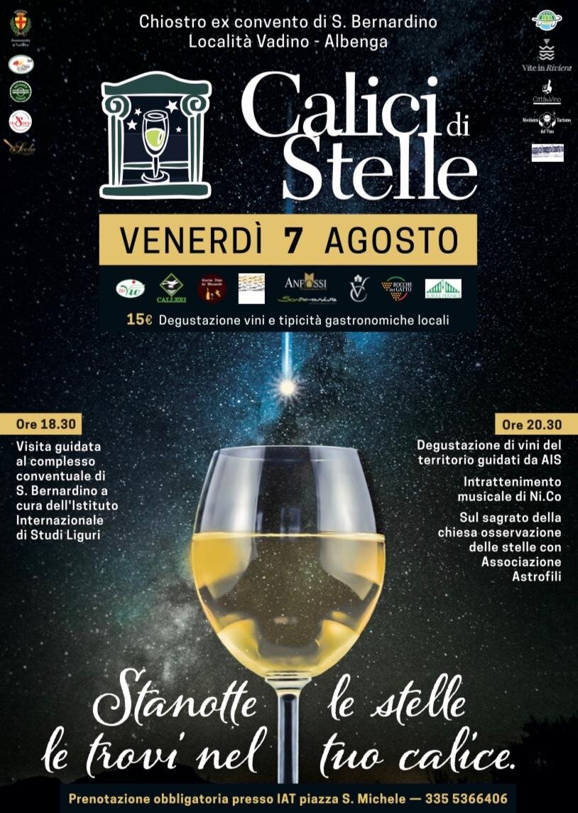 &ldquo;Calici di Stelle&rdquo; ad Albenga: degustazioni speciali con Donne in Campo CIA Savona
