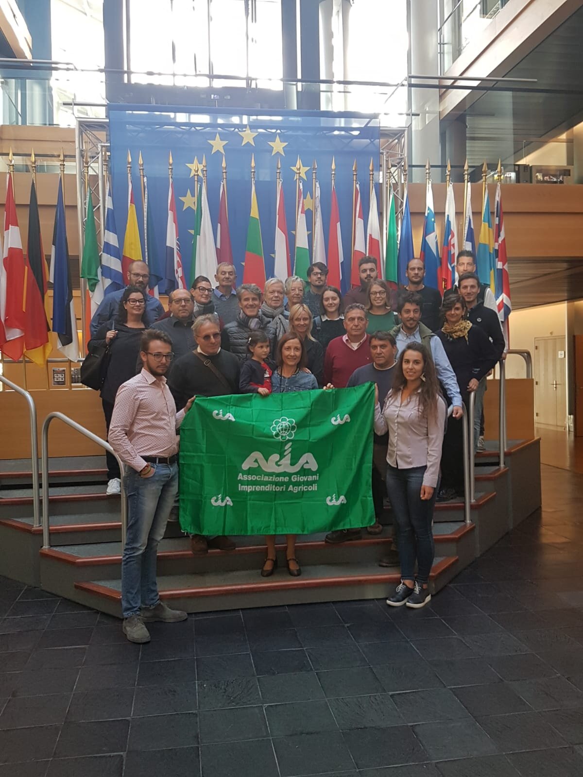 I GIOVANI AGRICOLTORI DI CIA LIGURIA IN VISITA ALL'EUROPARLAMENTO DI STRASBURGO