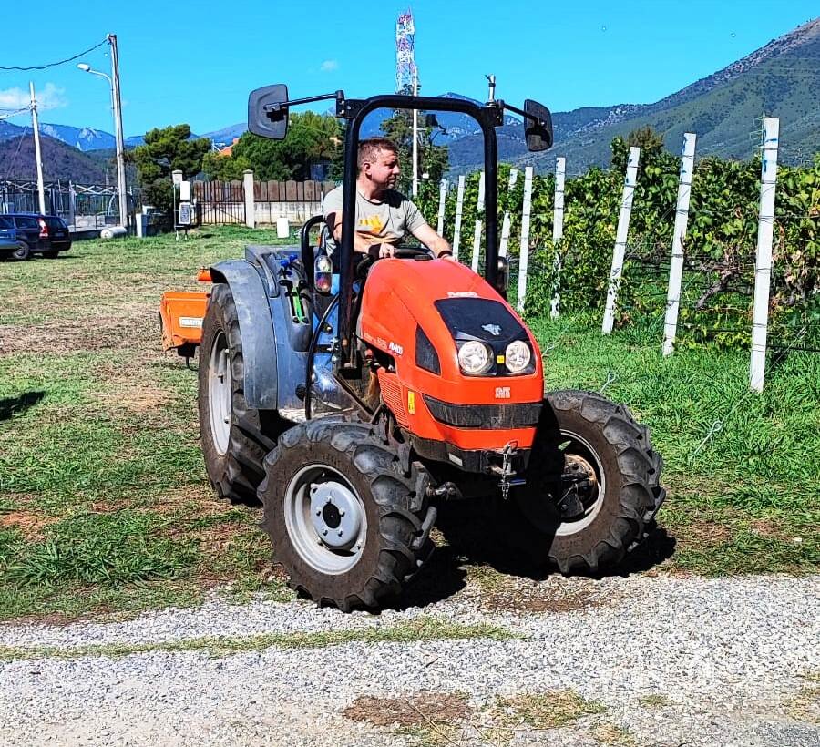 Guida del trattore agricolo, corso del CIPA.AT Savona