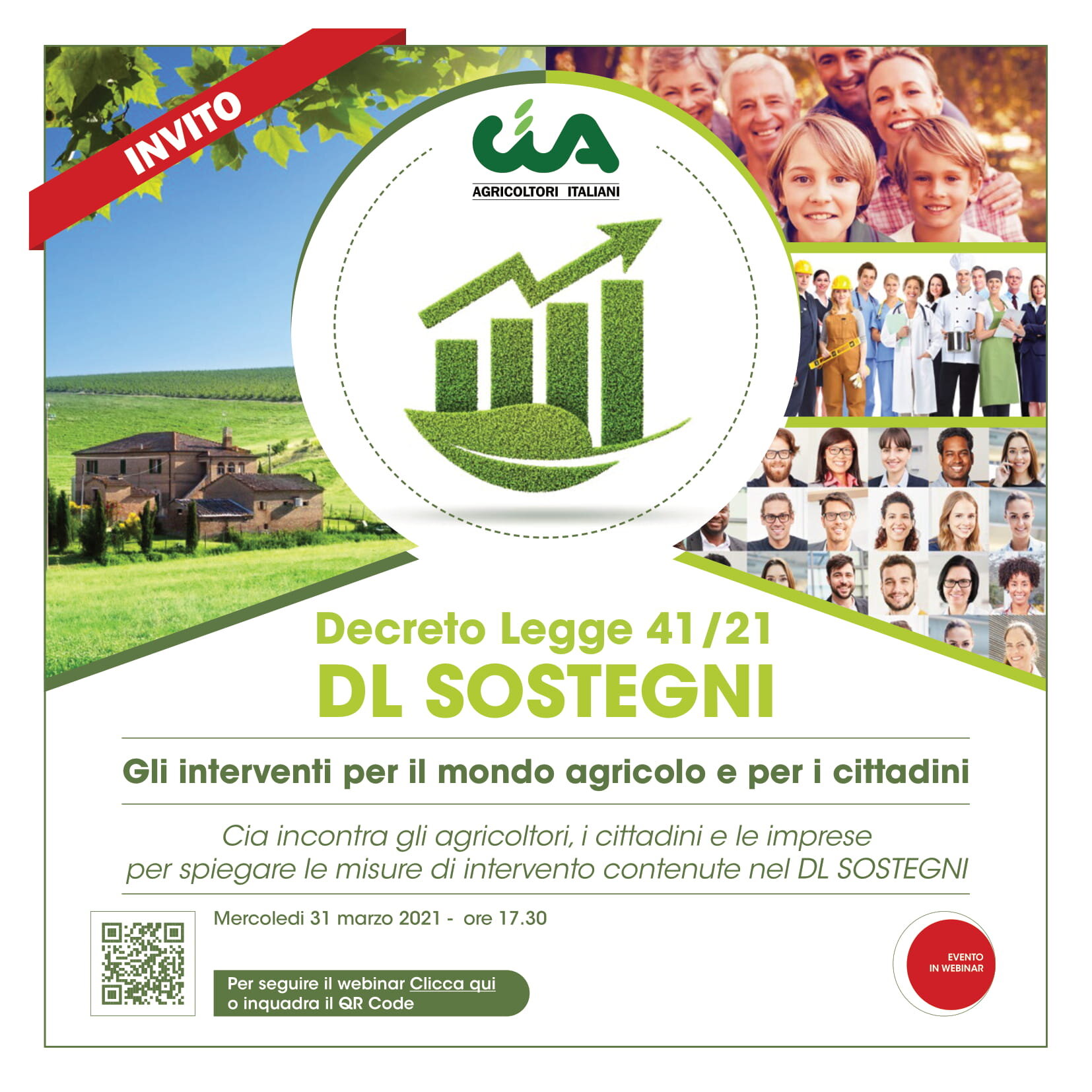 Decreto Sostegni: webinar Cia sulle nuove misure