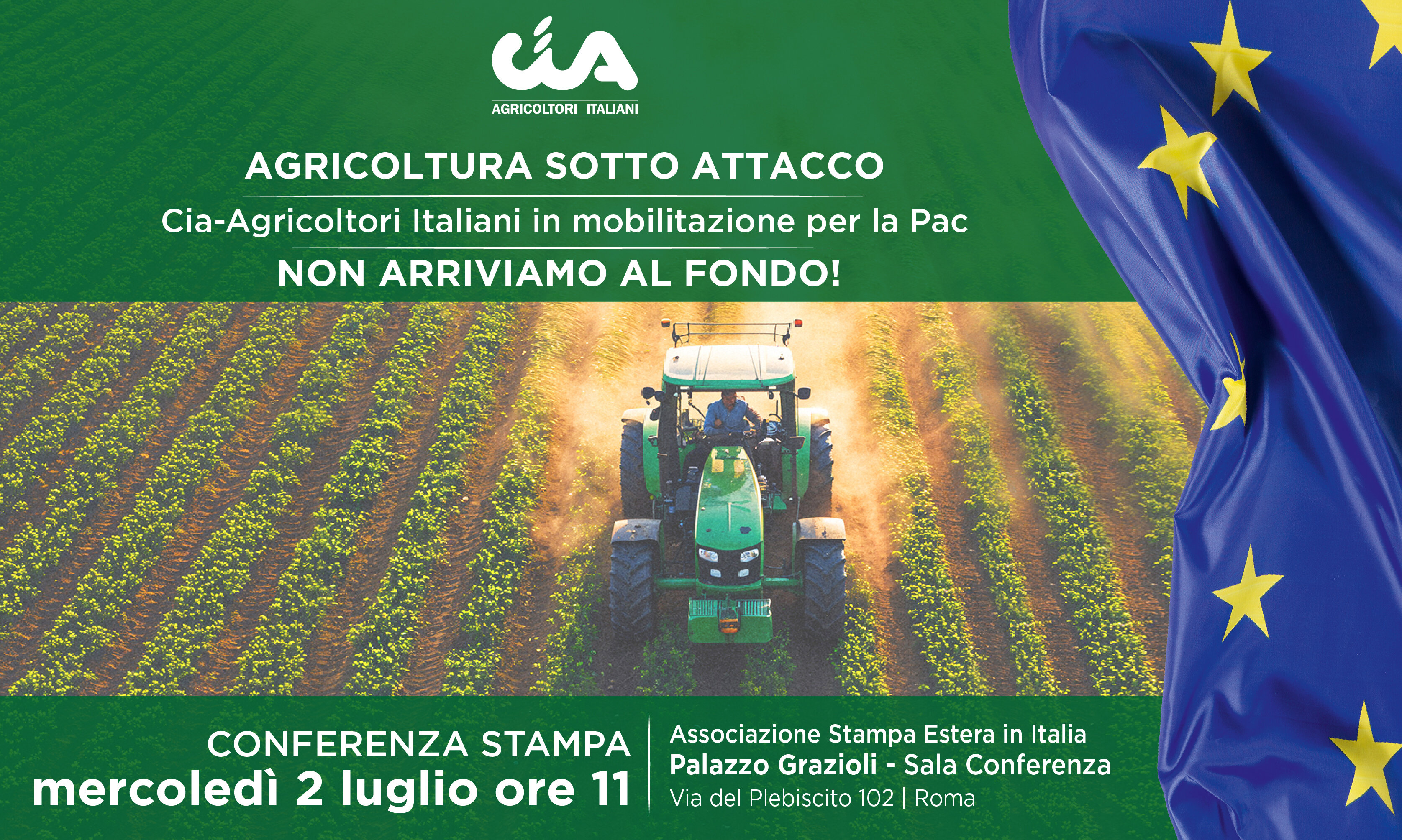 Agricoltura sotto attacco. Non arriviamo al Fondo!