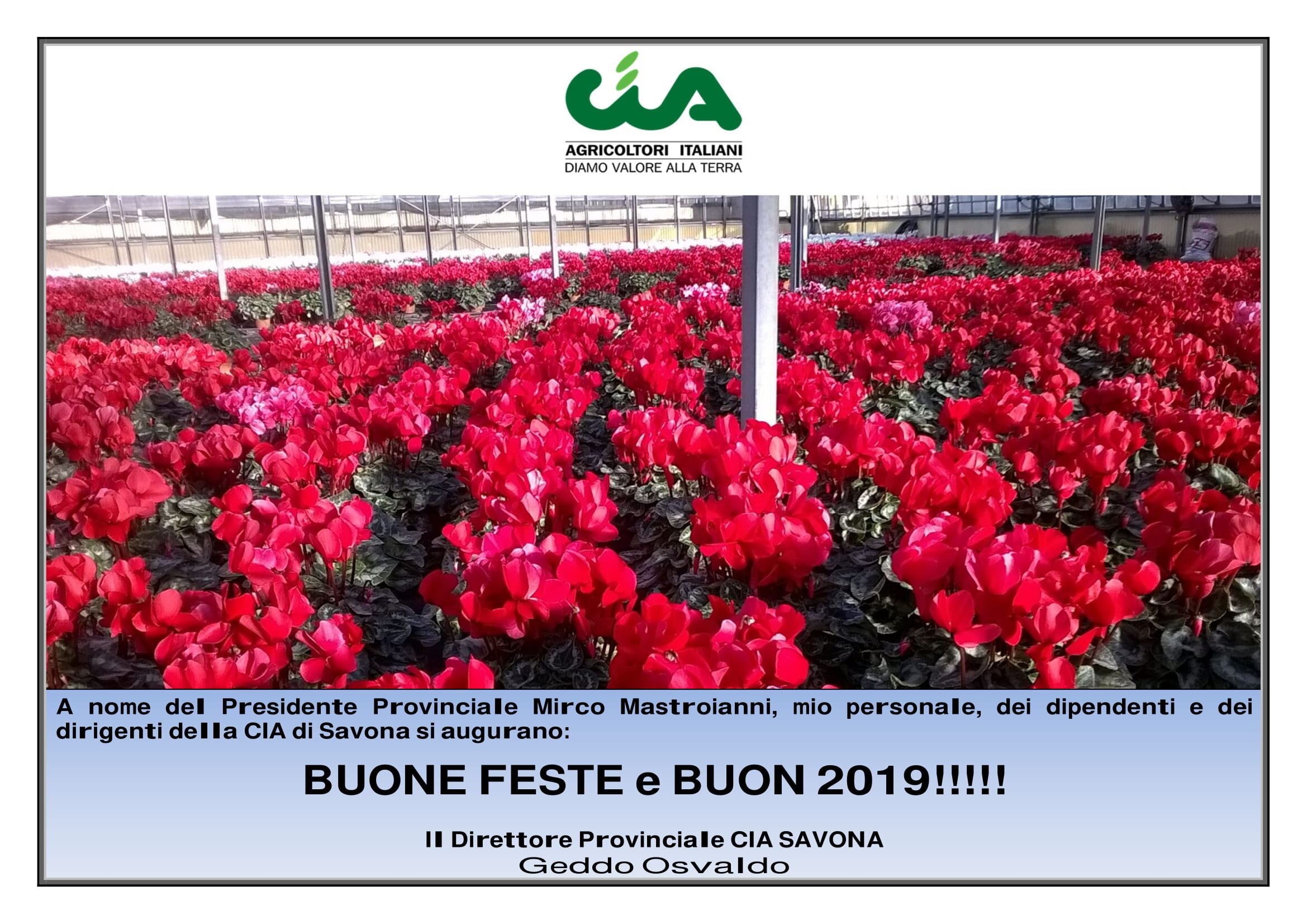 BUON NATALE E BUON 2019!!!!!