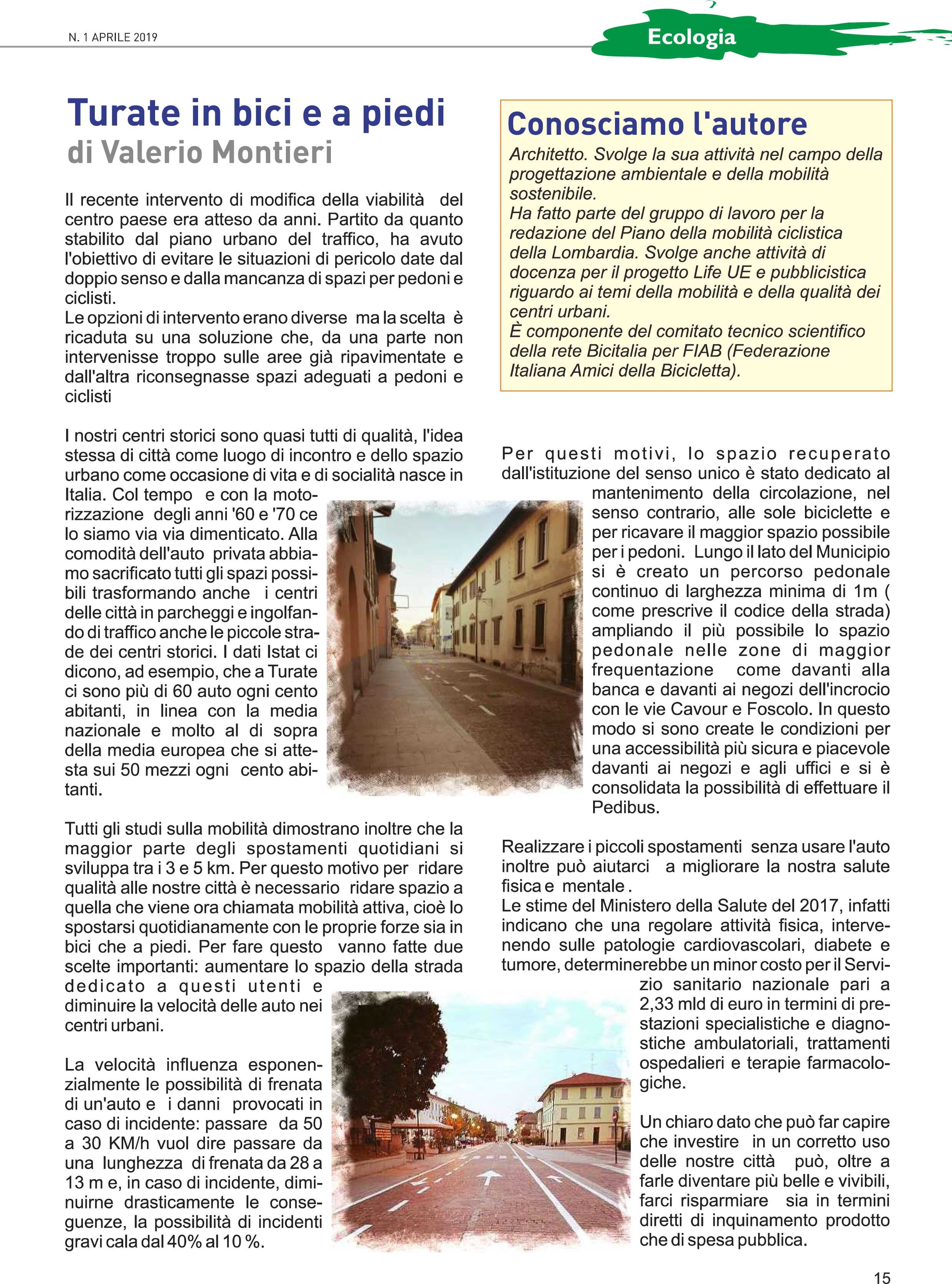 Turate per ciclisti e pedoni