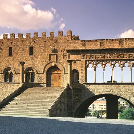 PALAZZO DEI PAPI Comunemente detto Palazzo Papale, insieme al Duomo è il più importante monumento storico della città PALAZZO DEI PAPI Comunemente detto Palazzo Papale, insieme al Duomo è il più importante monumento storico della città