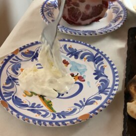 Stracciatella andriese al tartufo