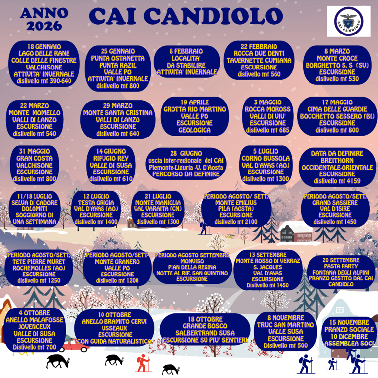 programma cai 2026-1-cai candiolo 2025