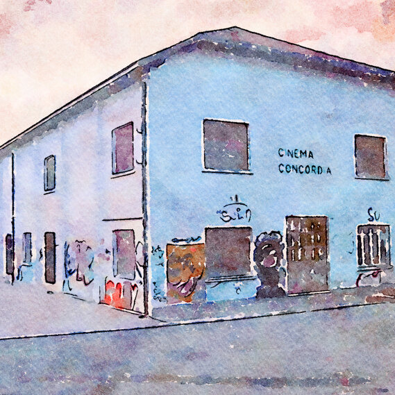 Elaborazione Artistica del Fabbricato - Nord Elaborazione Artistica del Fabbricato - Nord