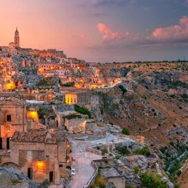 Matera Capitale della Cultura 2019 Tramonto sui Sassi di Matera