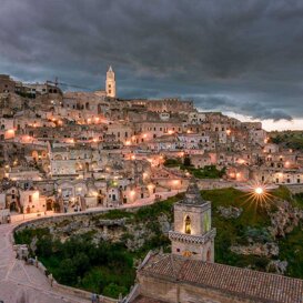 Matera Patrimonio Mondiale UNESCO Sassi di Matera prima di un temporale