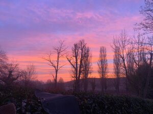 the dawn at the Feudo