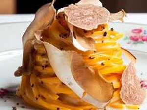 Tajarin with prized white truffle