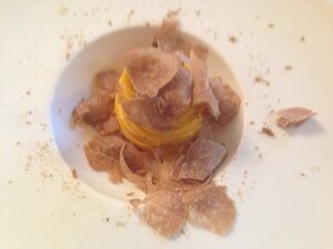 Tajarin with prized white truffle