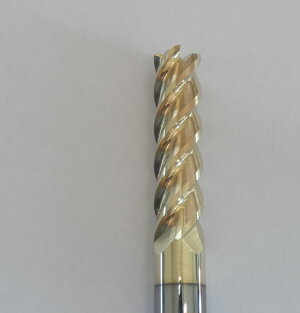 End mill for inox and super alloy