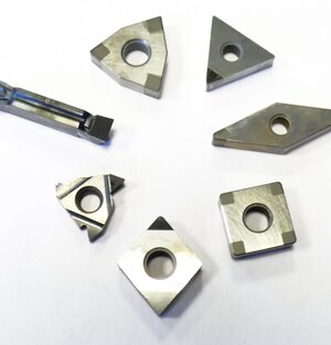 PCD and CBN standard inserts