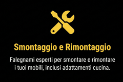 smontaggio e rimontaggio