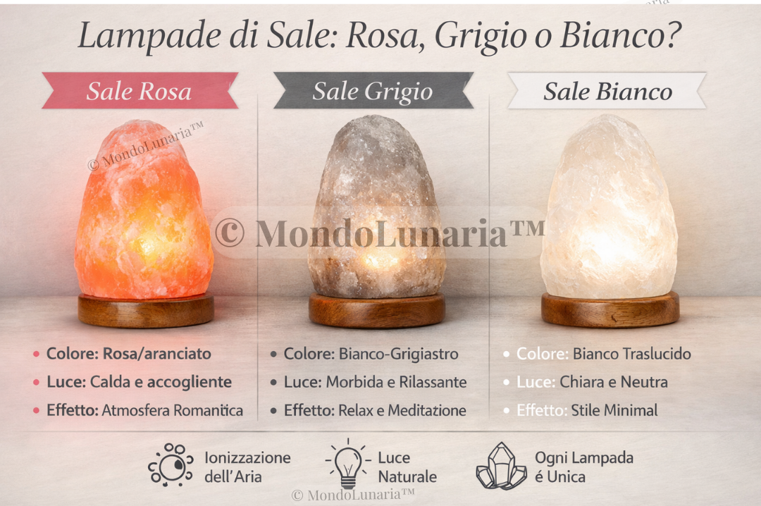Sale dell’Himalaya rosa, grigio o bianco: quali sono le differenze tra le lampade di sale? Sale dell’Himalaya rosa, grigio o bianco: quali sono le differenze tra le lampade di sale?