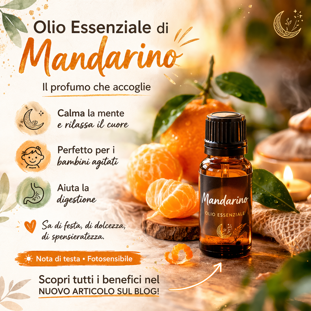 Olio Essenziale di Mandarino: Proprietà, Benefici e Come Usarlo in Aromaterapia