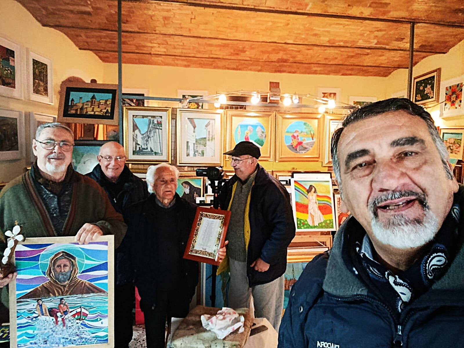 UNA GIORNATA DA RACCONTARE: L&rsquo;ARTISTA MARIO PERROTTA IL PITTORE DI SAN FRANCESCO DI PAOLA