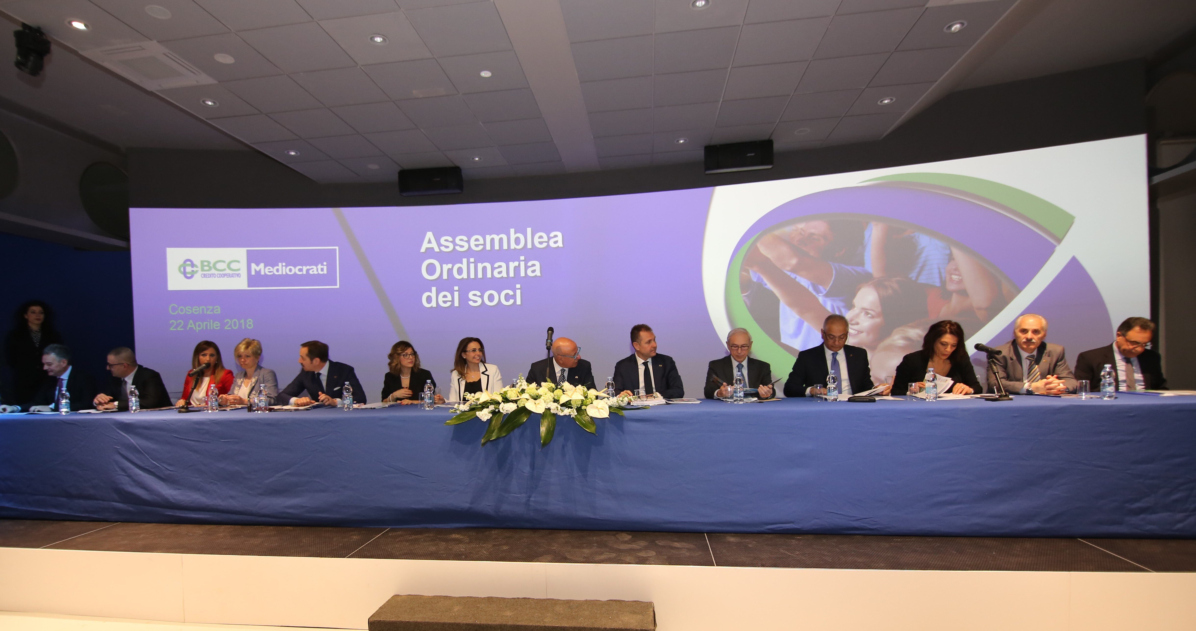 NICOLA PALDINO RIELETTO PER ACCLAMAZIONE PRESIDENTE DELLA BCC MEDIOCRATI