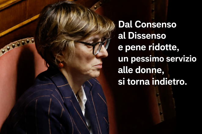 La solita manina in parlamento: ddl stupri, togliere il consenso non &egrave; una svista. &Egrave; una scelta