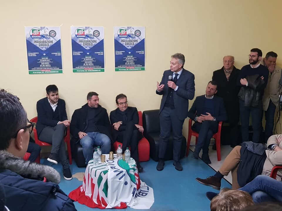 BISIGNANO: MARIO OCCHIUTO E GIANLUCA GALLO HANNO INAUGURATO LA SEDE CONGIUNTA DI FORZA ITALIA E LA CALABRIA CHE VUOI