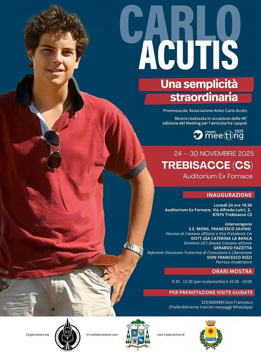 QUANDO L’INCONTRO CON CRISTO SUSCITA AMORE E PASSIONE ALLA CONOSCENZA OLTRE CHE UNA SEMPLICITA’ STRAORDINARIA/ A TREBISACCE LA PARROCCHIA VINCENZO FERRER DEDICATA A CARLO ACUTIS CON UNA MOSTRA SULLA VITA DEL GIOVANISSIMO SANTO PROVENIENTE DAL MEETIG DI RIMINI