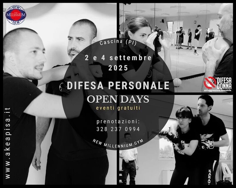 Open days difesa personale 2025
