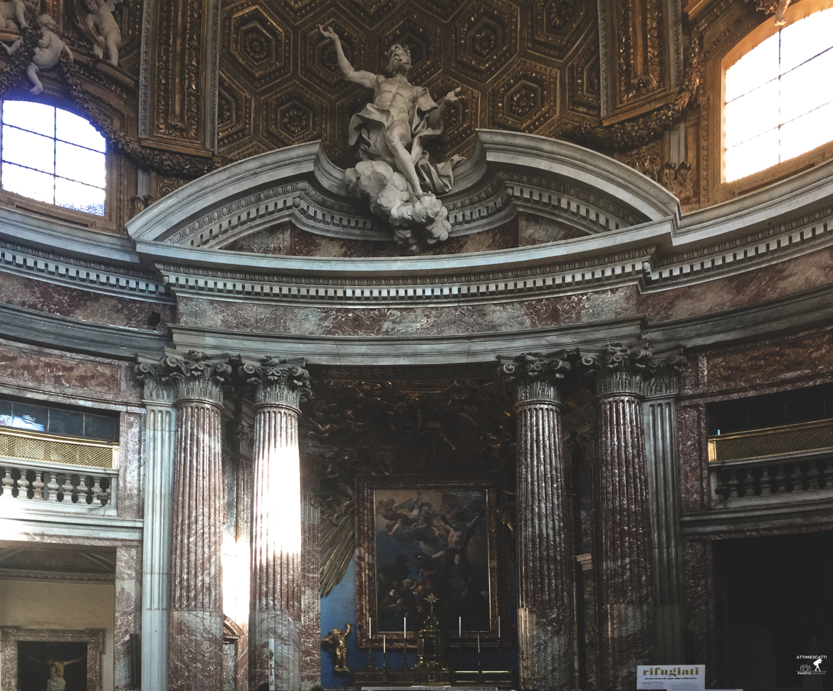 Altare maggiore e Martirio di Sant?Andrea del Borgognone