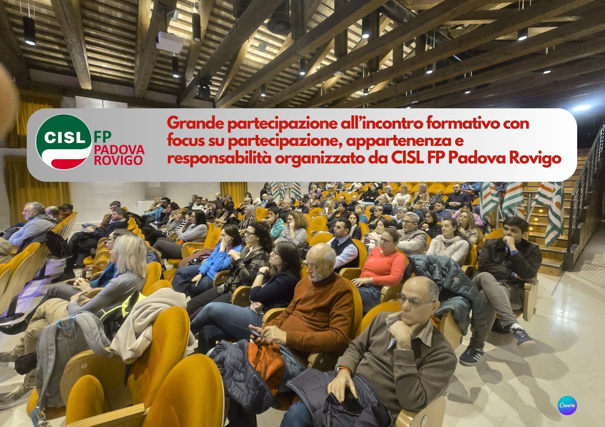 CISL FP Padova Rovigo. L'impegno sulla formazione per delegati RSU, operatori e delegati