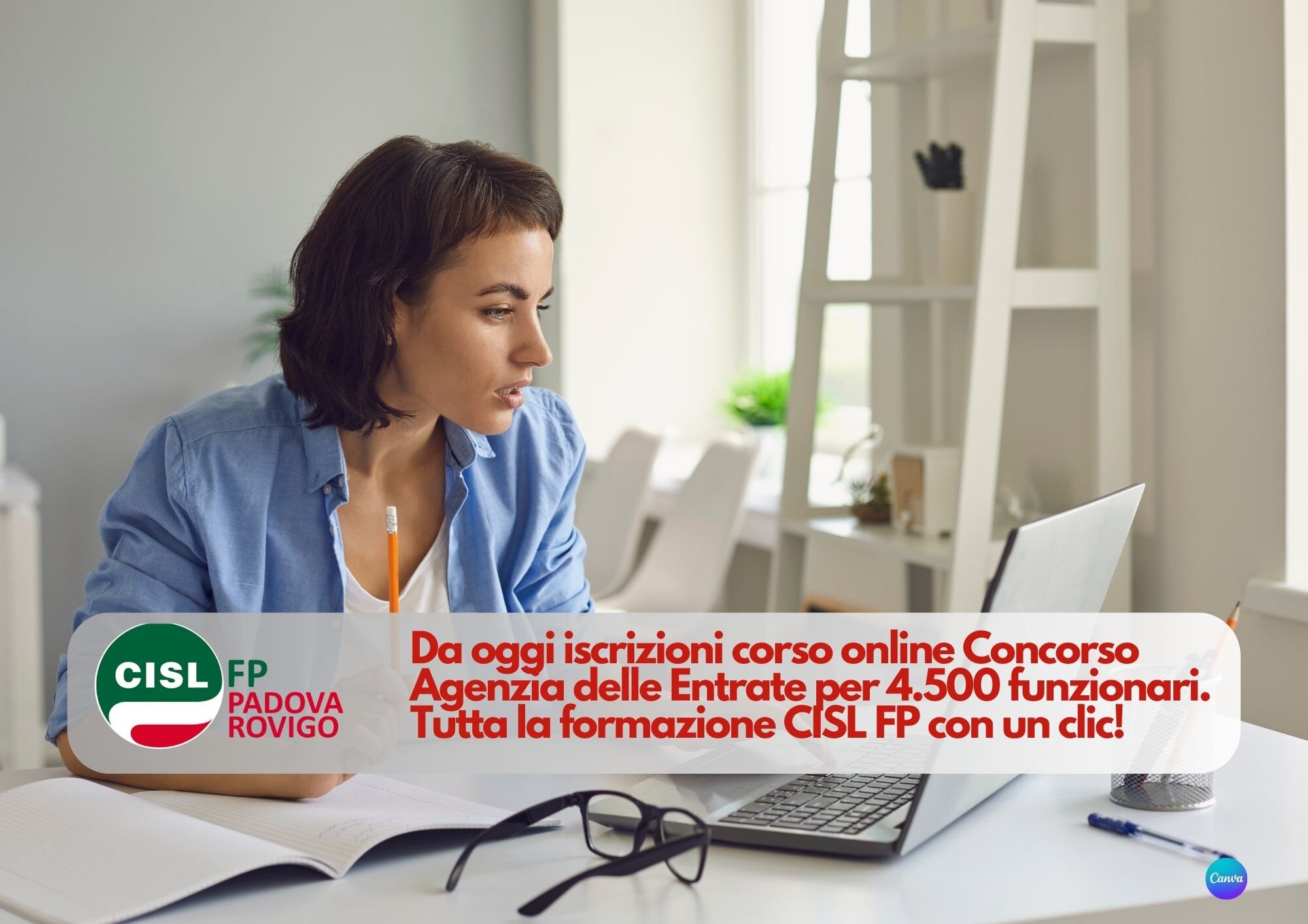 CISL FP Padova e Rovigo. Da oggi iscrizioni corso online Concorso Agenzia delle Entrate. Tutta la formazione CISL FP CISL FP Padova e Rovigo. Da oggi iscrizioni corso online Concorso Agenzia delle Entrate. Tutta la formazione CISL FP