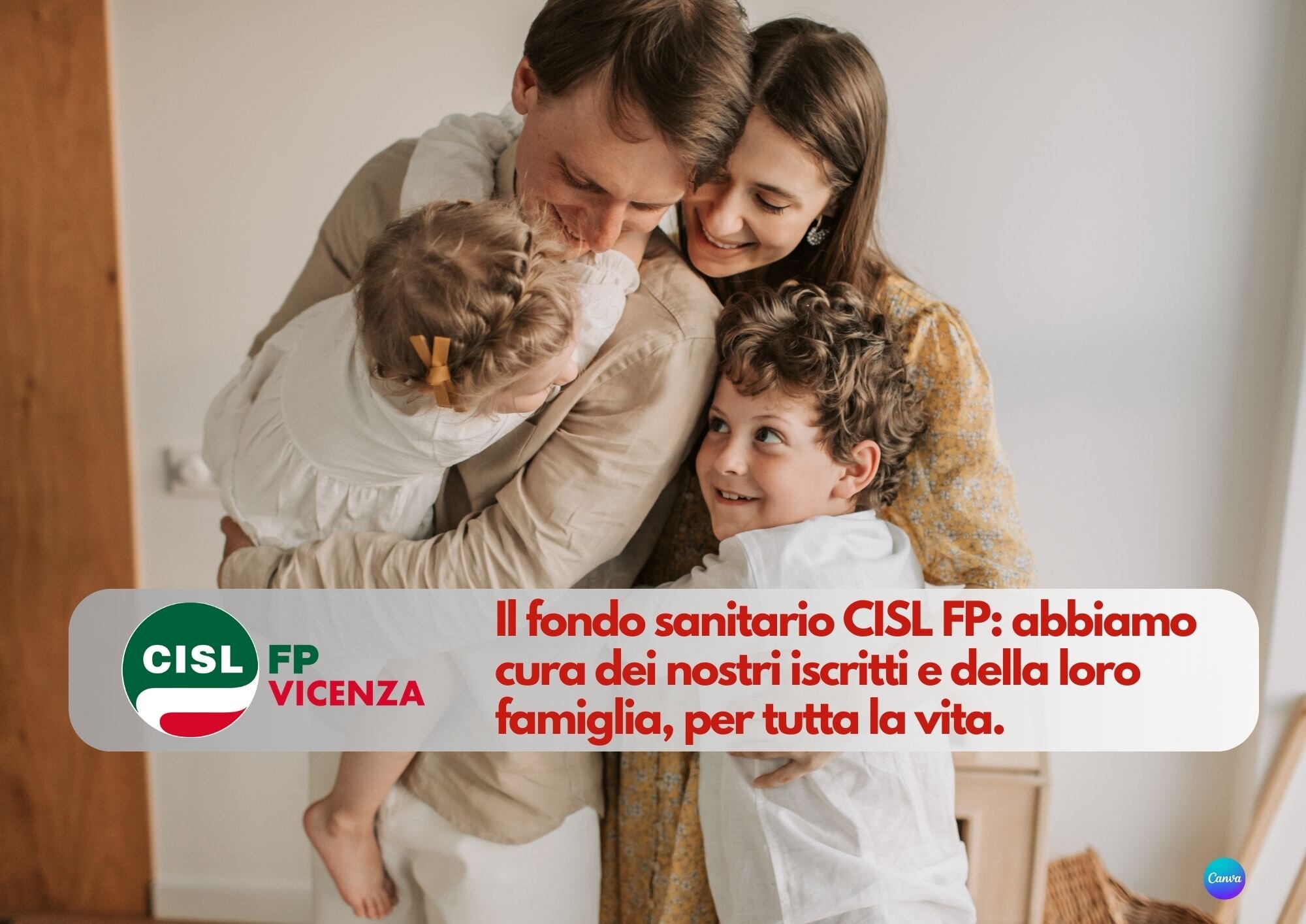 CISL FP Vicenza. Nasce il Fondo Sanitario CISL FP. Anche con patologie pregresse, per tutta la vita CISL FP Vicenza. Nasce il Fondo Sanitario CISL FP. Anche con patologie pregresse, per tutta la vita