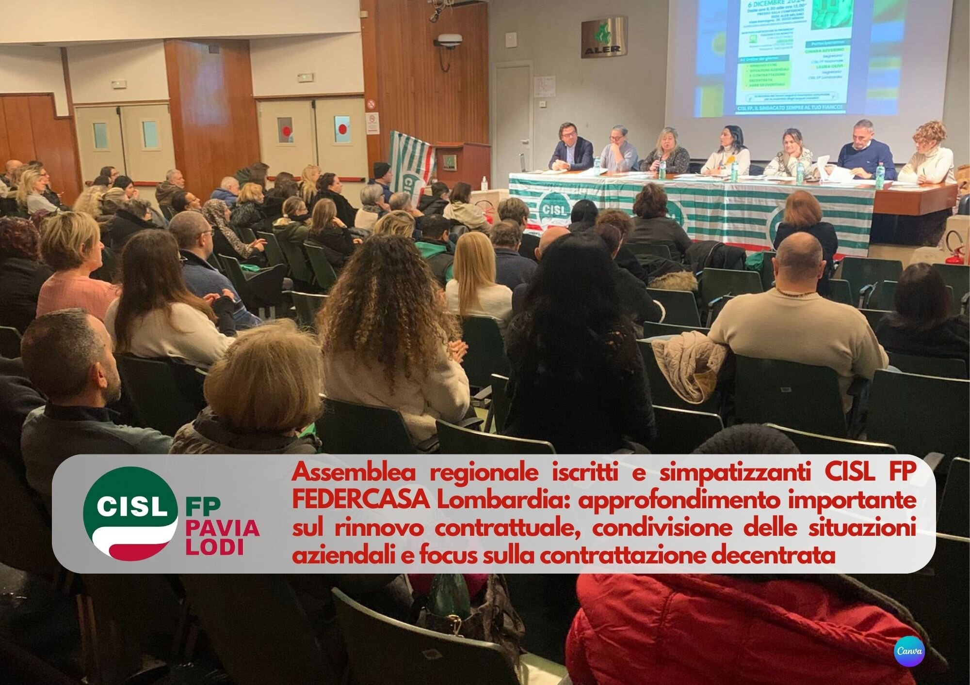 CISL FP Pavia Lodi. Assemblea CISL FP Federcasa dei lavoratori delle sedi ALER lombarde e di Metropolitana Milanese, focus su CCNL e contrattazione decentrata CISL FP Pavia Lodi. Assemblea CISL FP Federcasa dei lavoratori delle sedi ALER lombarde e di Metropolitana Milanese, focus su CCNL e contrattazione decentrata