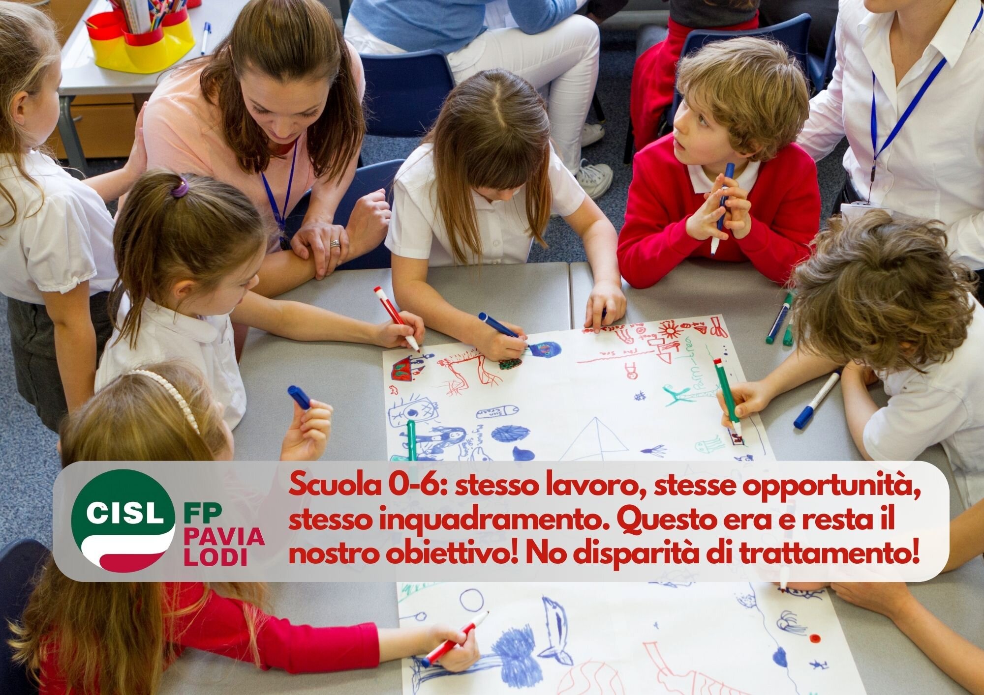 CISL FP Pavia Lodi . Scuola 0-6: stesso lavoro, stesso inquadramento. La posizione CISL FP CISL FP Pavia Lodi . Scuola 0-6: stesso lavoro, stesso inquadramento. La posizione CISL FP