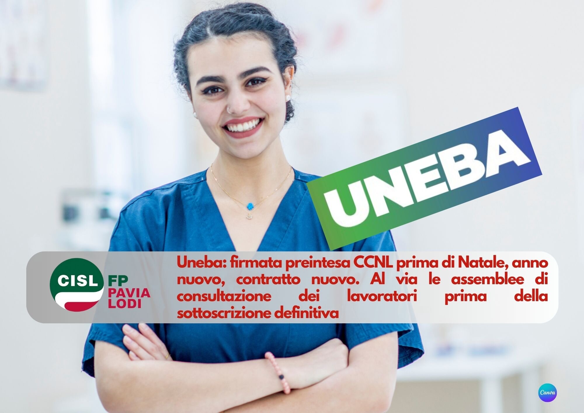 CISL FP Pavia Lodi. Uneba: anno nuovo contratto nuovo. Entra nel vivo la consultazione sull'ipotesi di accordo CISL FP Pavia Lodi. Uneba: anno nuovo contratto nuovo. Entra nel vivo la consultazione sull'ipotesi di accordo
