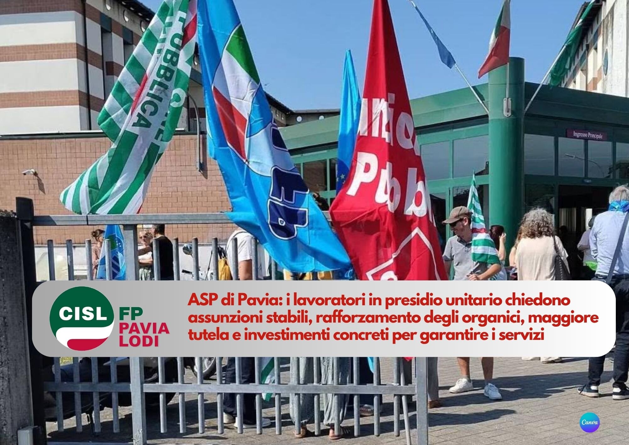 CISL FP Pavia Lodi: presidio all'ASP Santa Margherita, intervenire su carenza di organico e carichi di lavoro CISL FP Pavia Lodi: presidio all'ASP Santa Margherita, intervenire su carenza di organico e carichi di lavoro