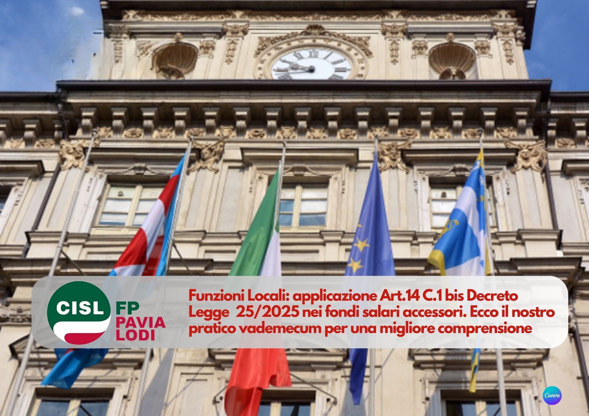 CISL FP Pavia Lodi. Funzioni Locali: il nostro vademecum per l'applicazione Art.14 C.1 bis D.L. 25/2025 CISL FP Pavia Lodi. Funzioni Locali: il nostro vademecum per l'applicazione Art.14 C.1 bis D.L. 25/2025