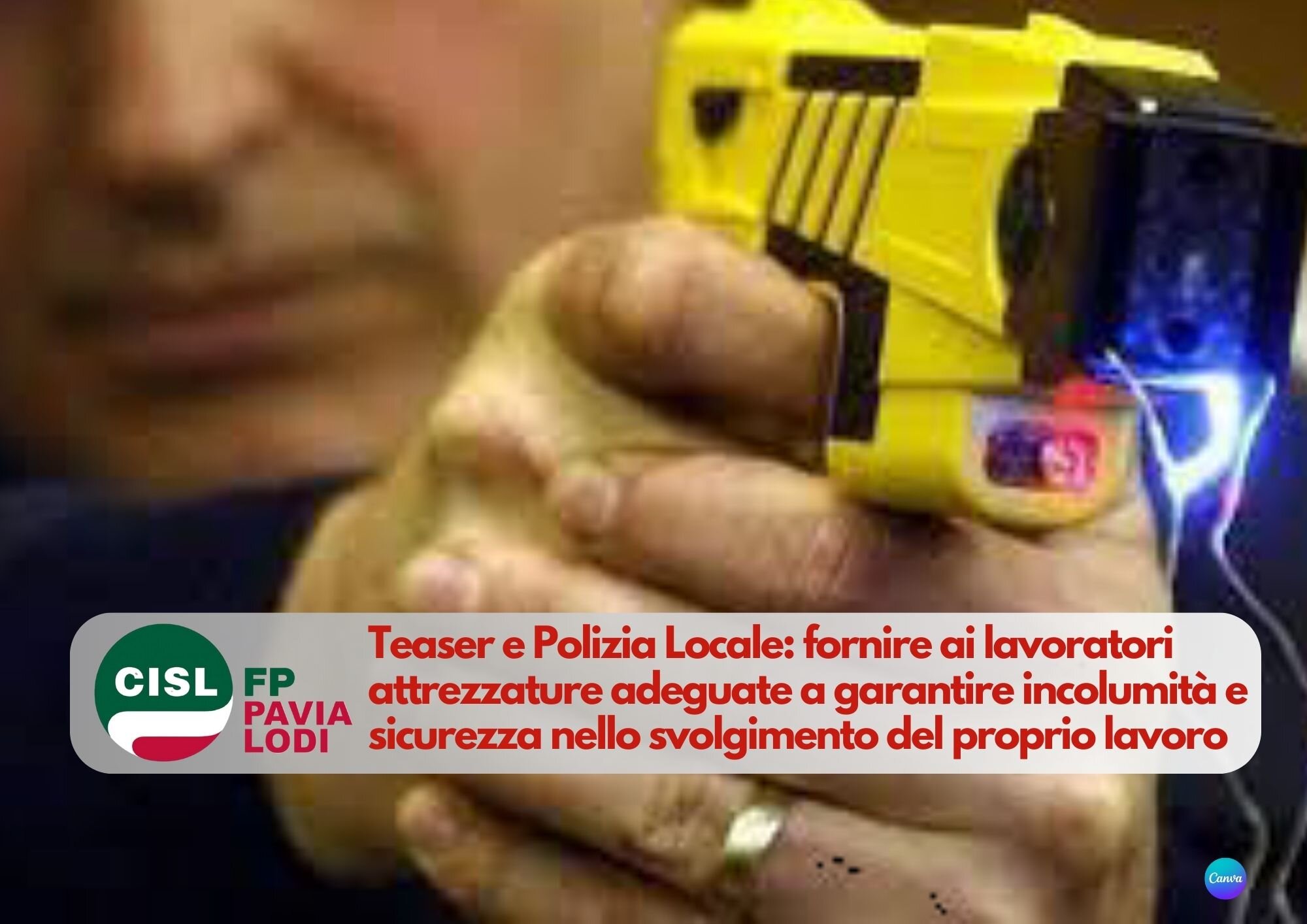 CISL FP Pavia Lodi. Polizia Locale: fornire le giuste attrezzature per la giusta tutela dei lavoratori