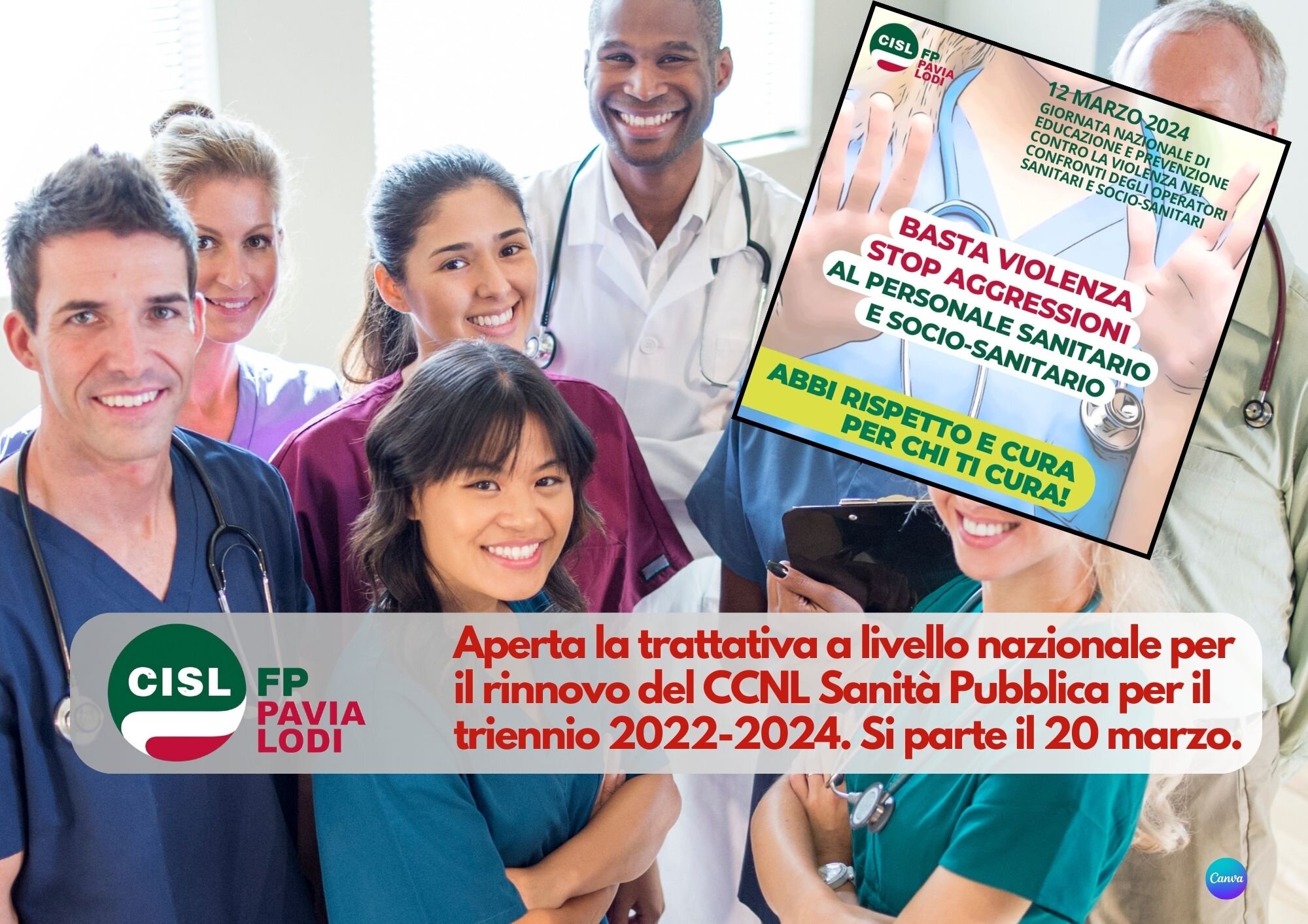 CISL FP Pavia Lodi. Contratto Sanità pubblica 2022/2024. Aperta la trattativa: si parte il 20 marzo CISL FP Pavia Lodi. Contratto Sanità pubblica 2022/2024. Aperta la trattativa: si parte il 20 marzo