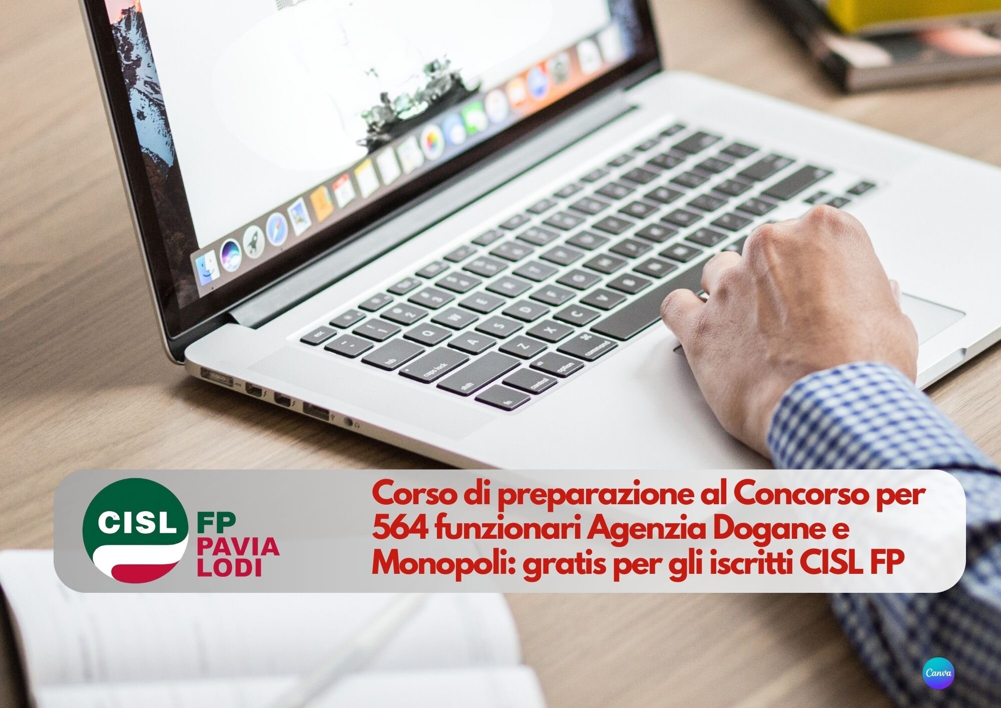 CISL FP Pavia Lodi. Concorso 564 funzionari Agenzia Dogane e Monopoli: corso di preparazione
