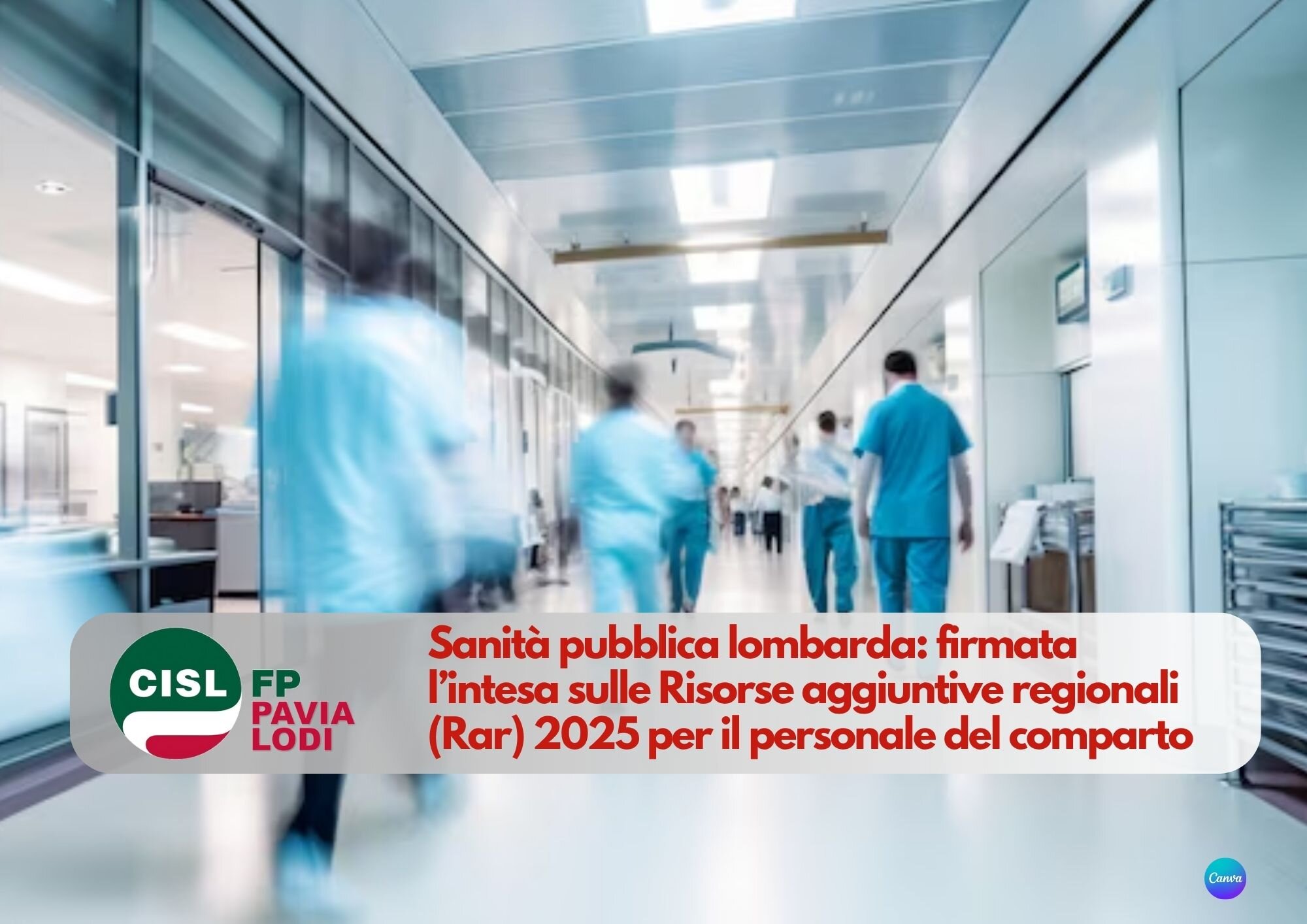 CISL FP Pavia Lodi. Personale del comparto del Sistema Sanitario regionale: firmata intesa sulle Risorse Aggiuntive Regionali (RAR) 2025. CISL FP Pavia Lodi. Personale del comparto del Sistema Sanitario regionale: firmata intesa sulle Risorse Aggiuntive Regionali (RAR) 2025.