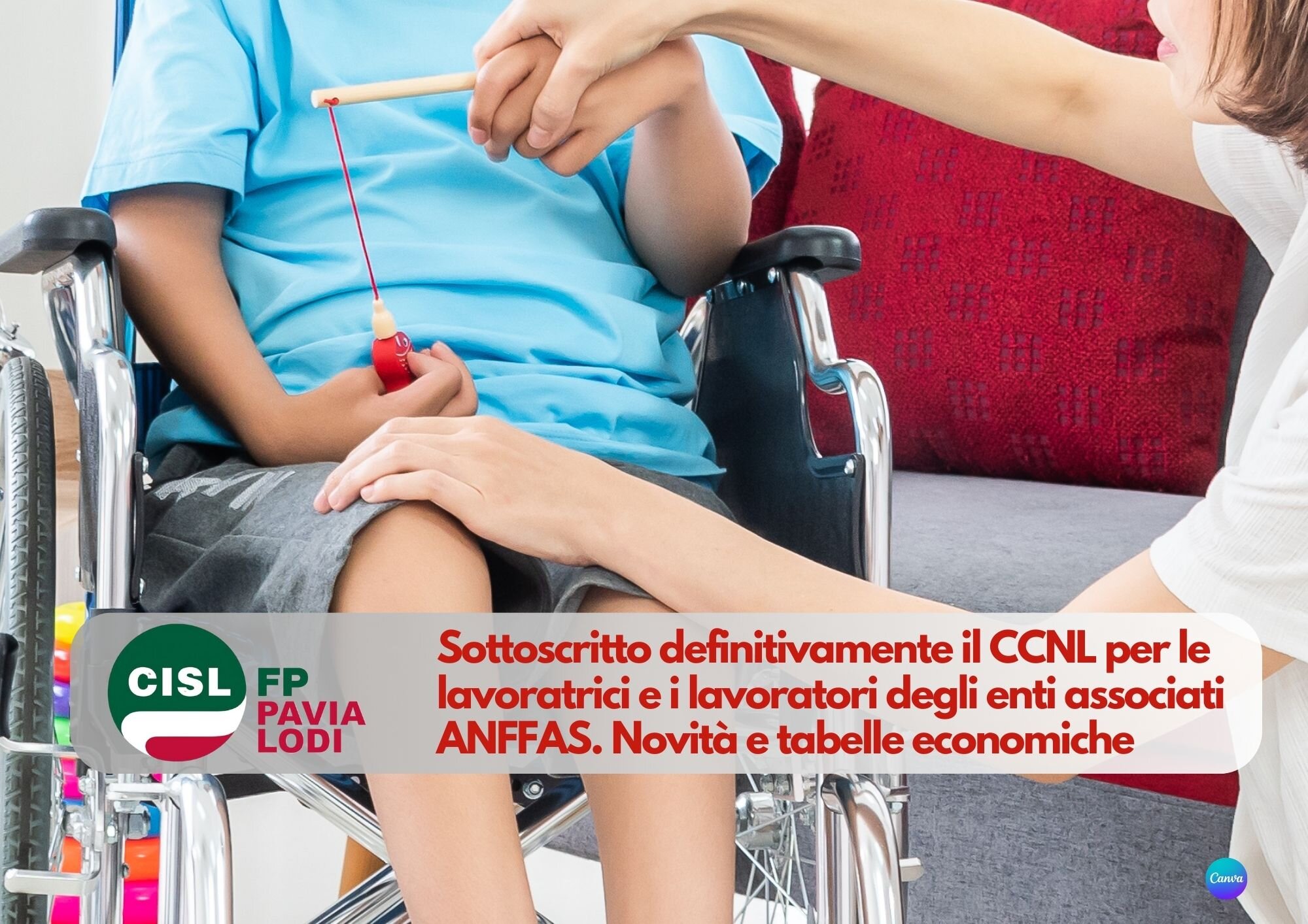 CISL FP Pavia Lodi. Semaforo verde al CCNL ANFFAS 23-25. Le novità e le tabelle economiche CISL FP Pavia Lodi. Semaforo verde al CCNL ANFFAS 23-25. Le novità e le tabelle economiche